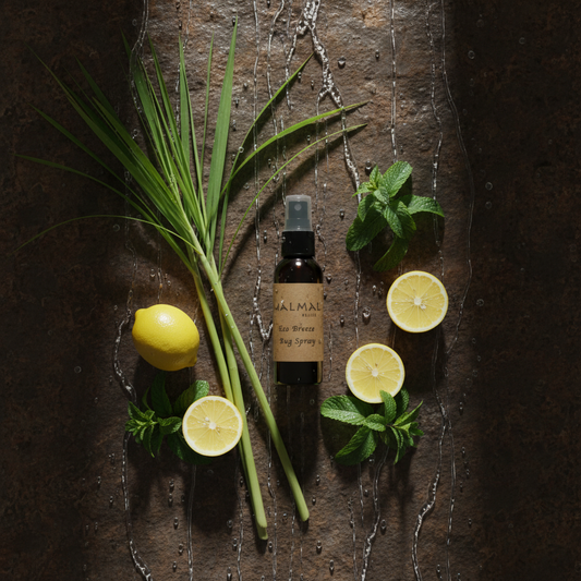 Dramatic overhead with water droplets