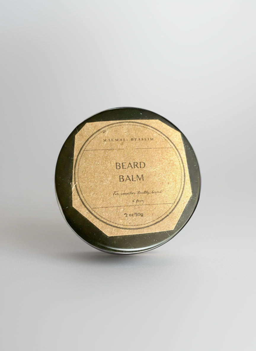 Premium Beard Balm - Natural Beeswax & Coconut Oil Styling Balm