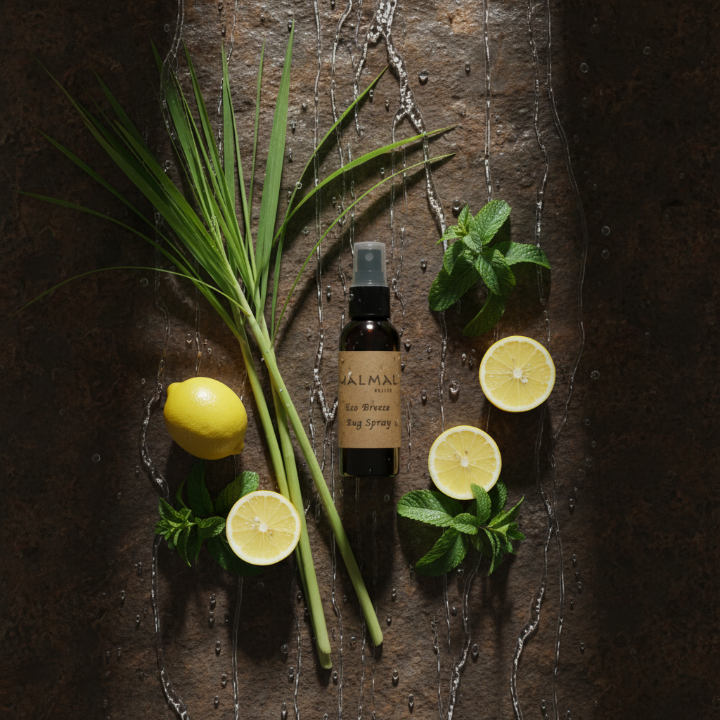 Dramatic overhead with water droplets