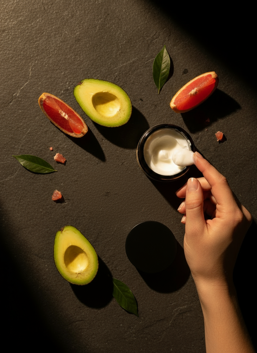 Moody day cream artful arrangement